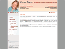Tablet Screenshot of carolegresse.com